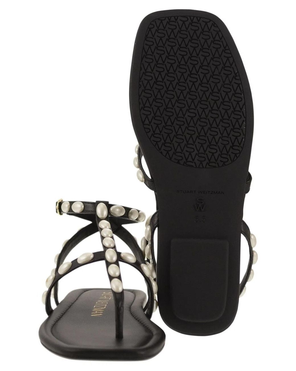 Stuart Weitzman Black Pearlita