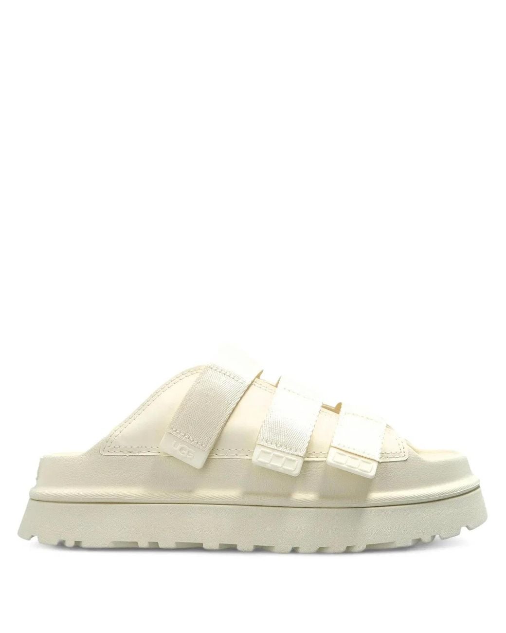 Ugg White Goldenglow Slide