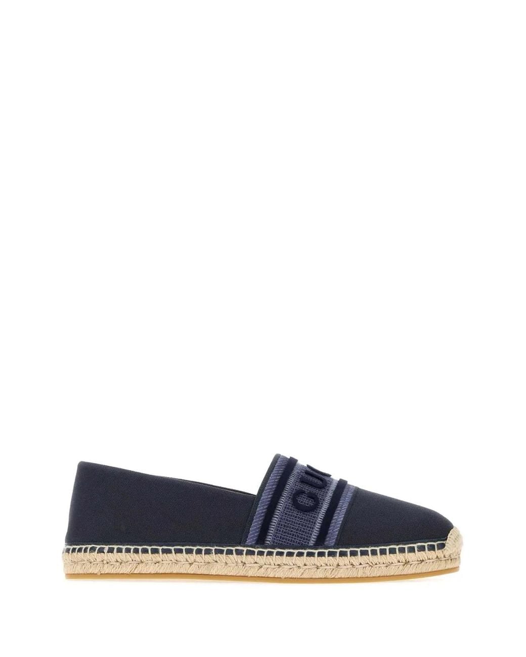 Gucci Blue Canvas Espadrilles for men