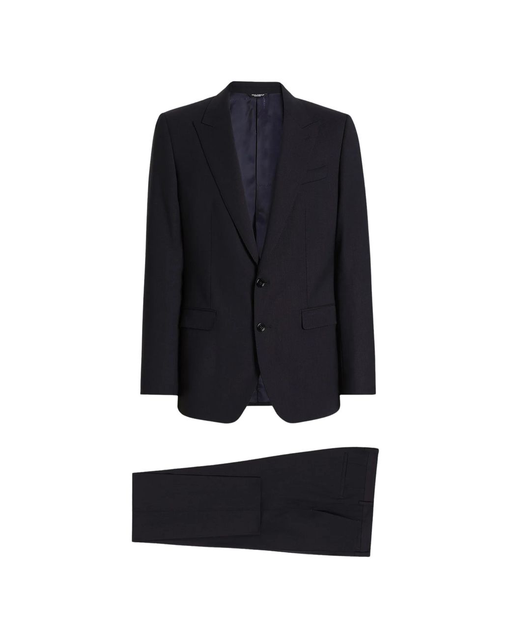 Dolce & Gabbana Black Dolce & Gabbana Martini Light Virgin Wool Suit for men