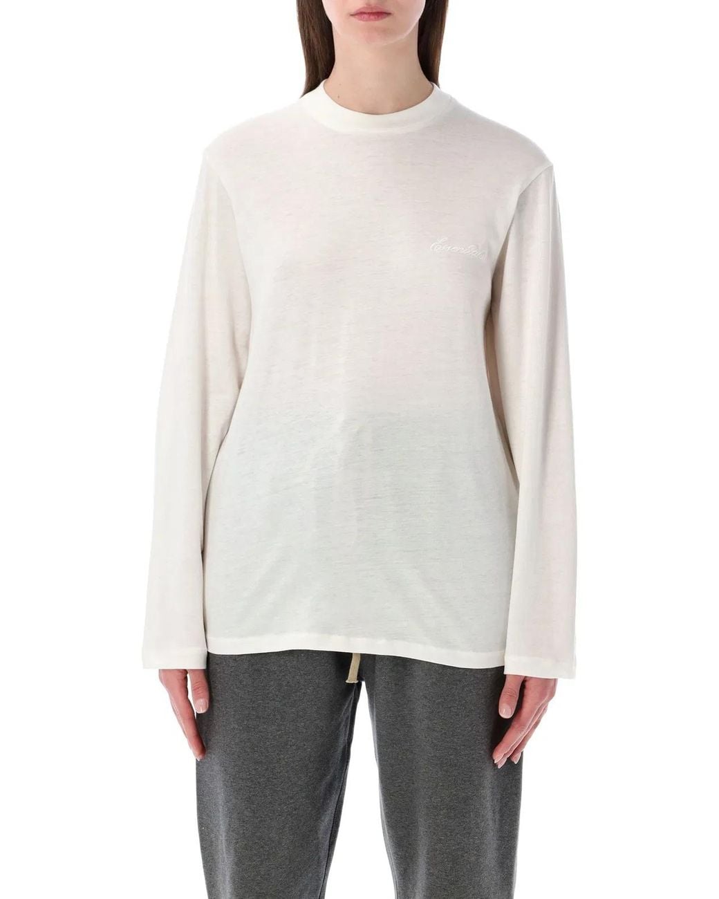 Fear Of God White Essentials Fear Of God Classic Ls Tee