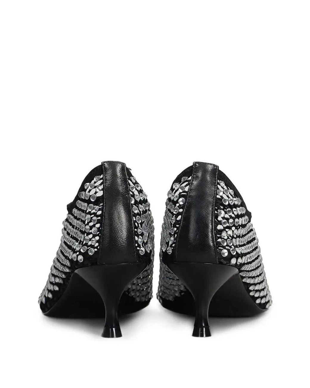 Strategia Black "Connie" Ballet Shoes T.5 With Swarovsky