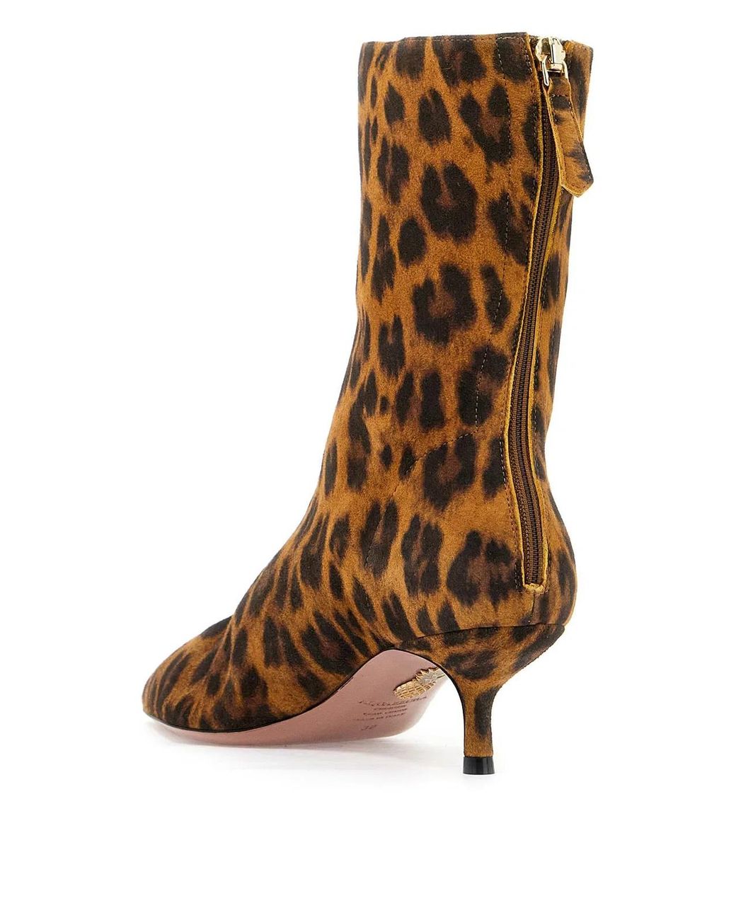 Aquazzura Brown Montmartre Bootie Ankle Boots