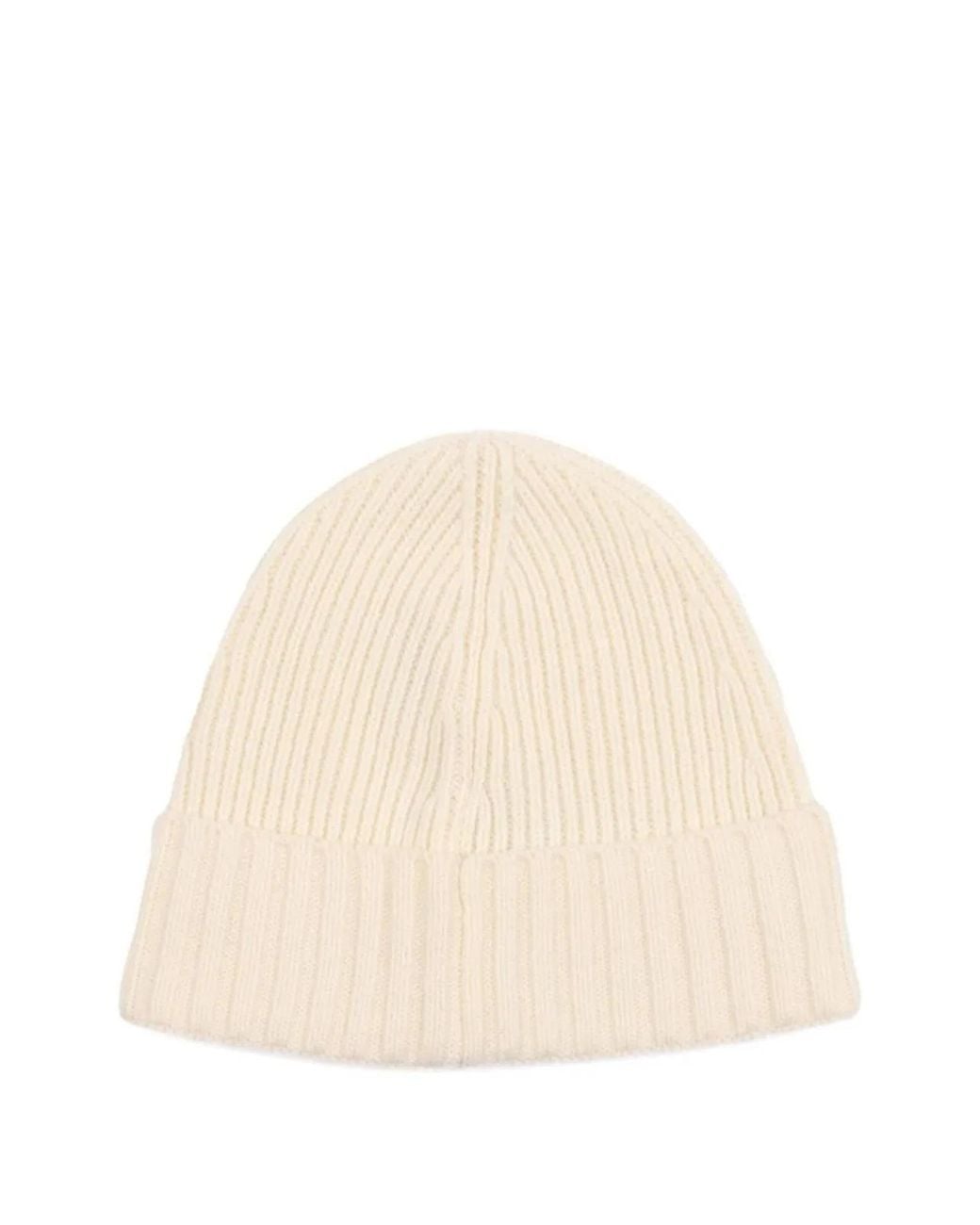 Stone Island Natural Beanie Hat