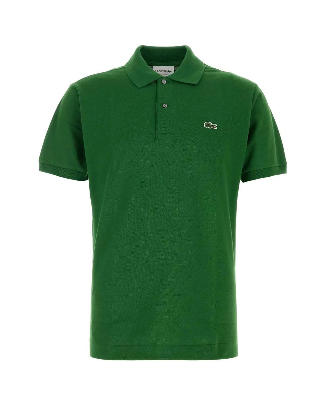 Lacoste Green Piquet Polo Shirt for men