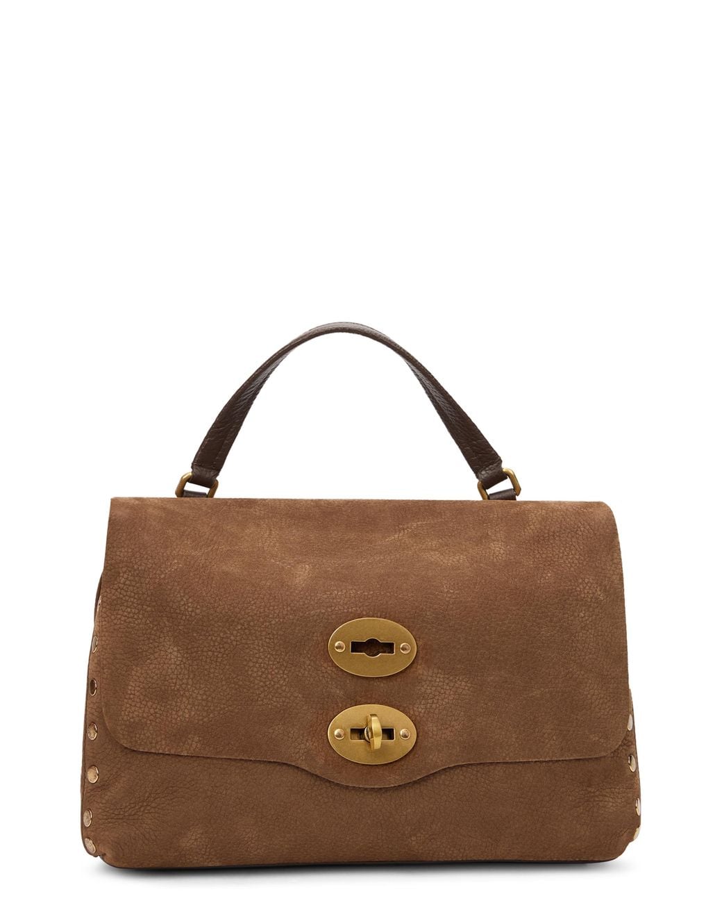 Zanellato Brown Leather Postina Bag