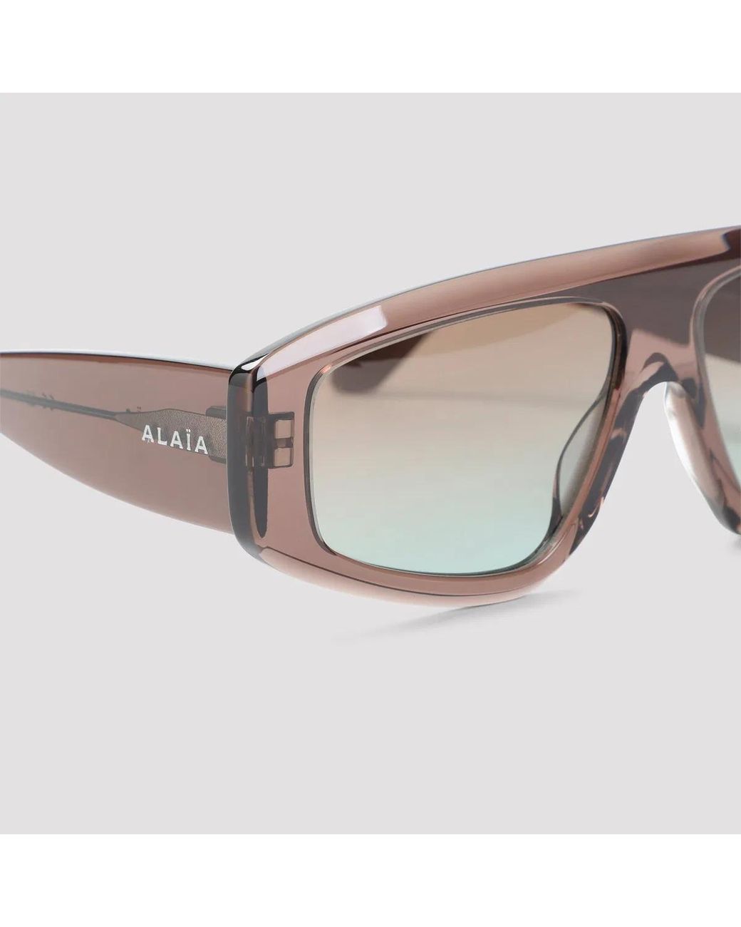 Alaïa White Alaia Acetate Sunglasses