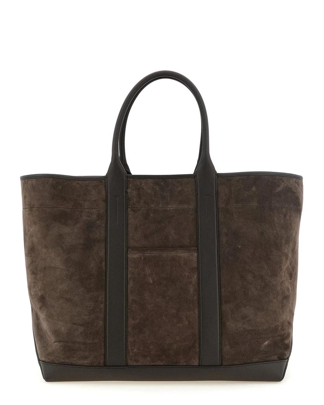 Tom Ford Black Suede Shopping Bag for men
