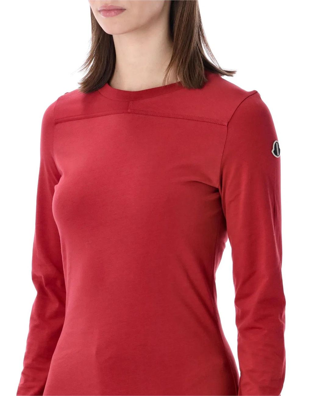 Moncler Red Moncler + Rick Owens Girder Long-Sleeve T-Shirt