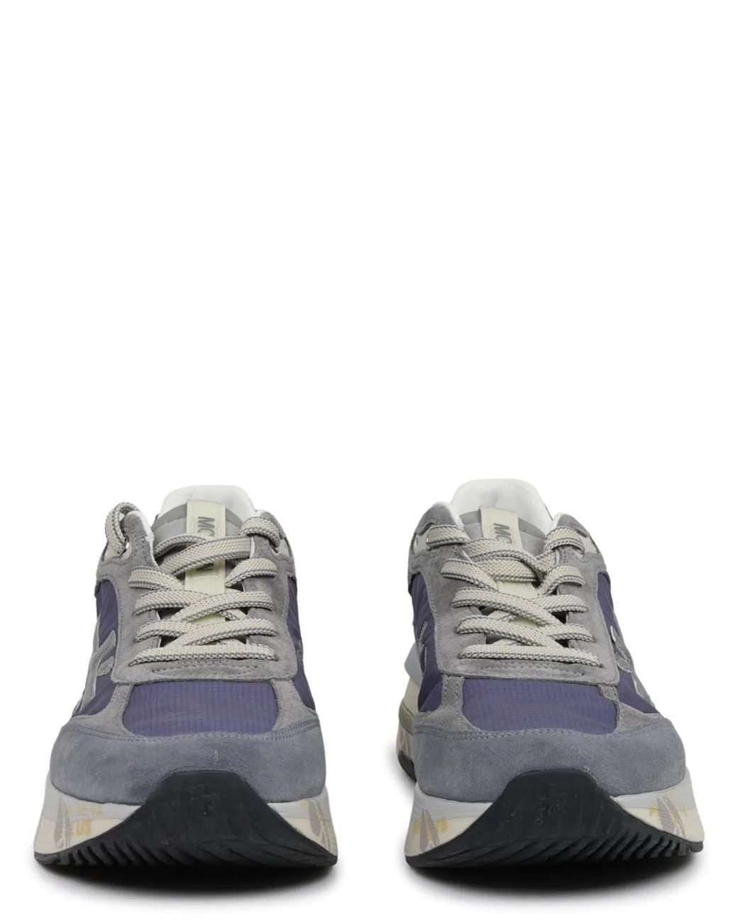 Premiata Gray Calf Leather Sneaker for men