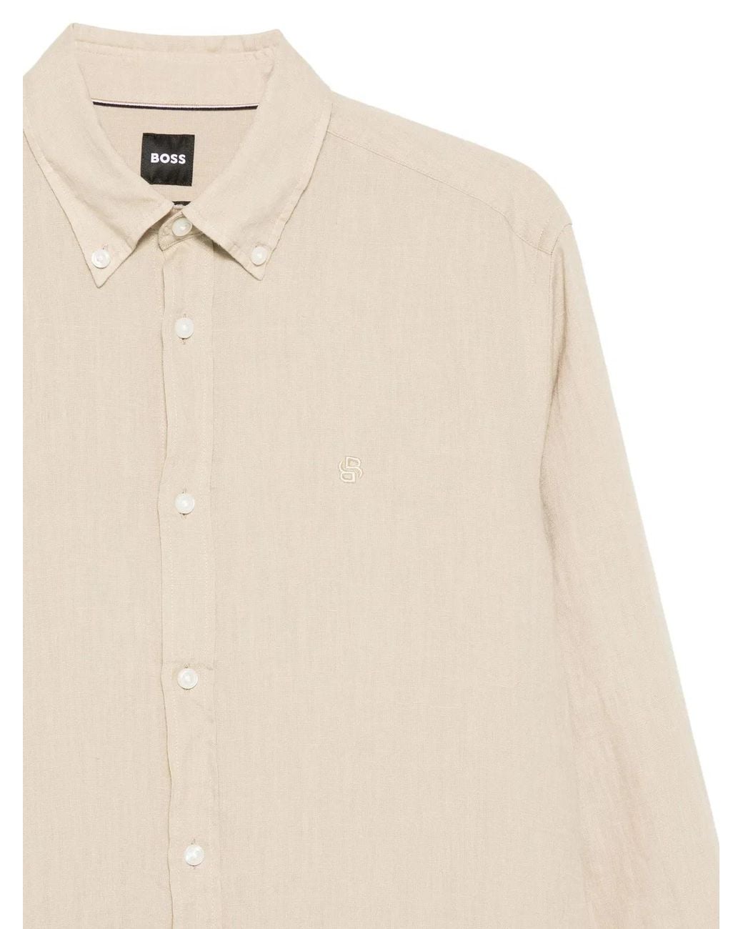 Boss Natural Linen Shirt