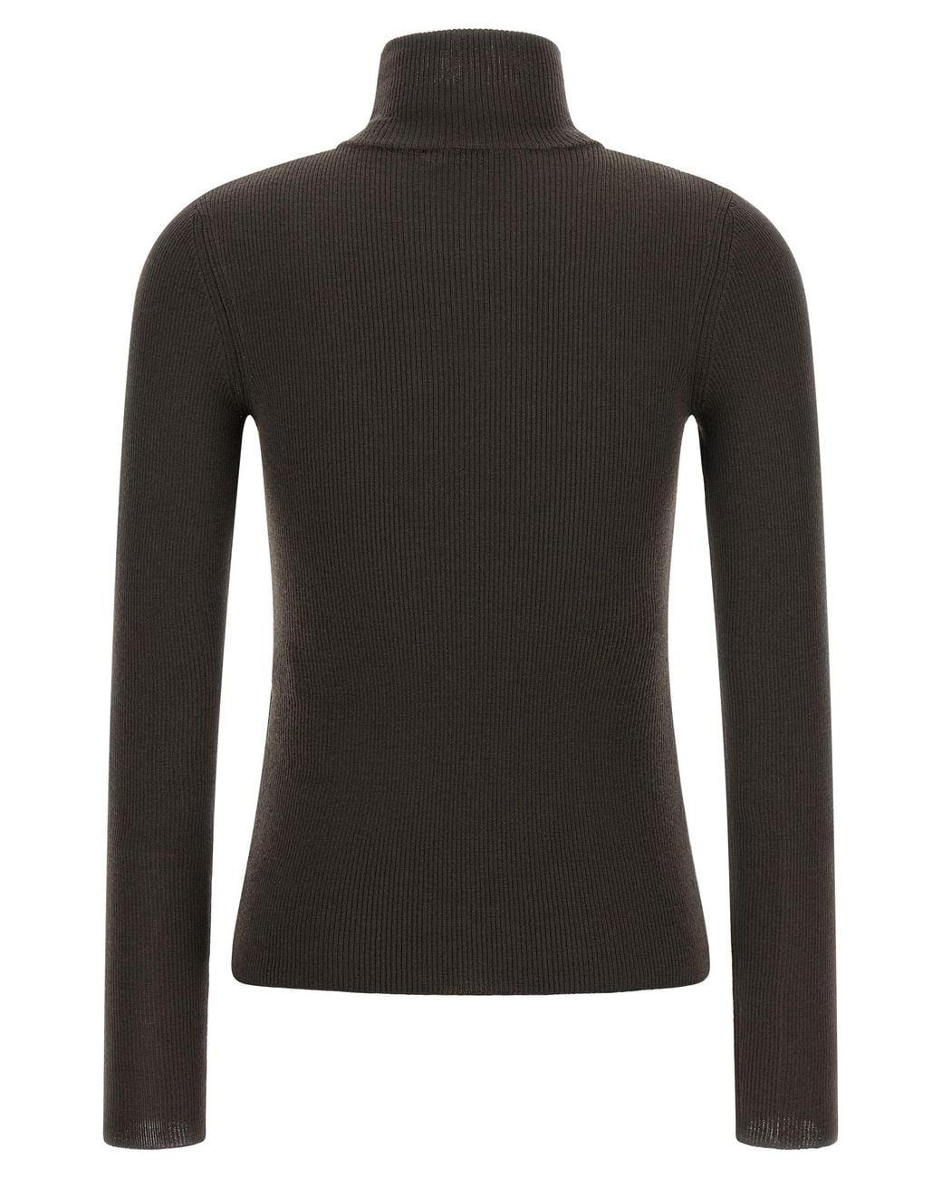 Max Mara Black 'Cavallo' Turtleneck Sweater