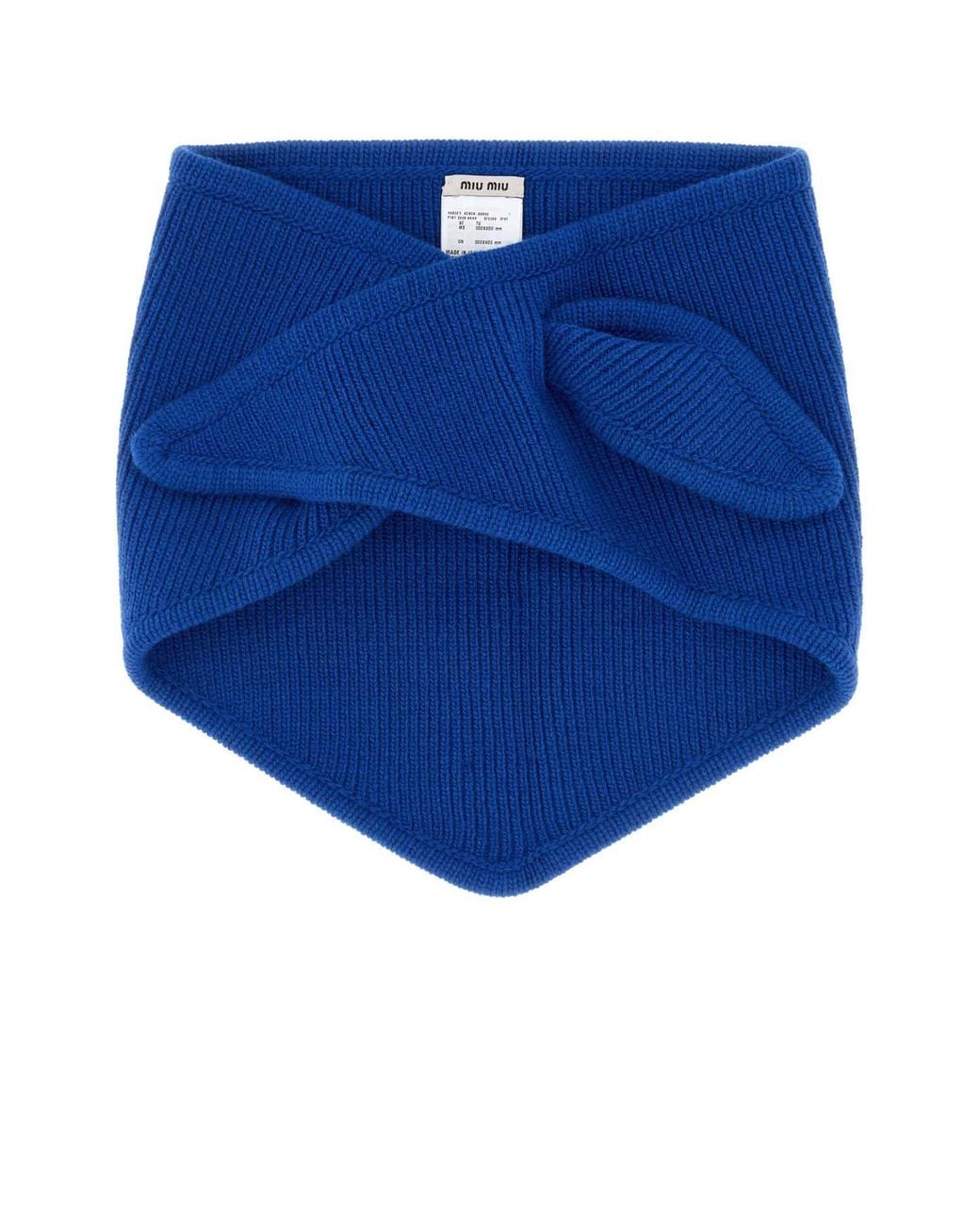 Miu Miu Blue Sciarpe