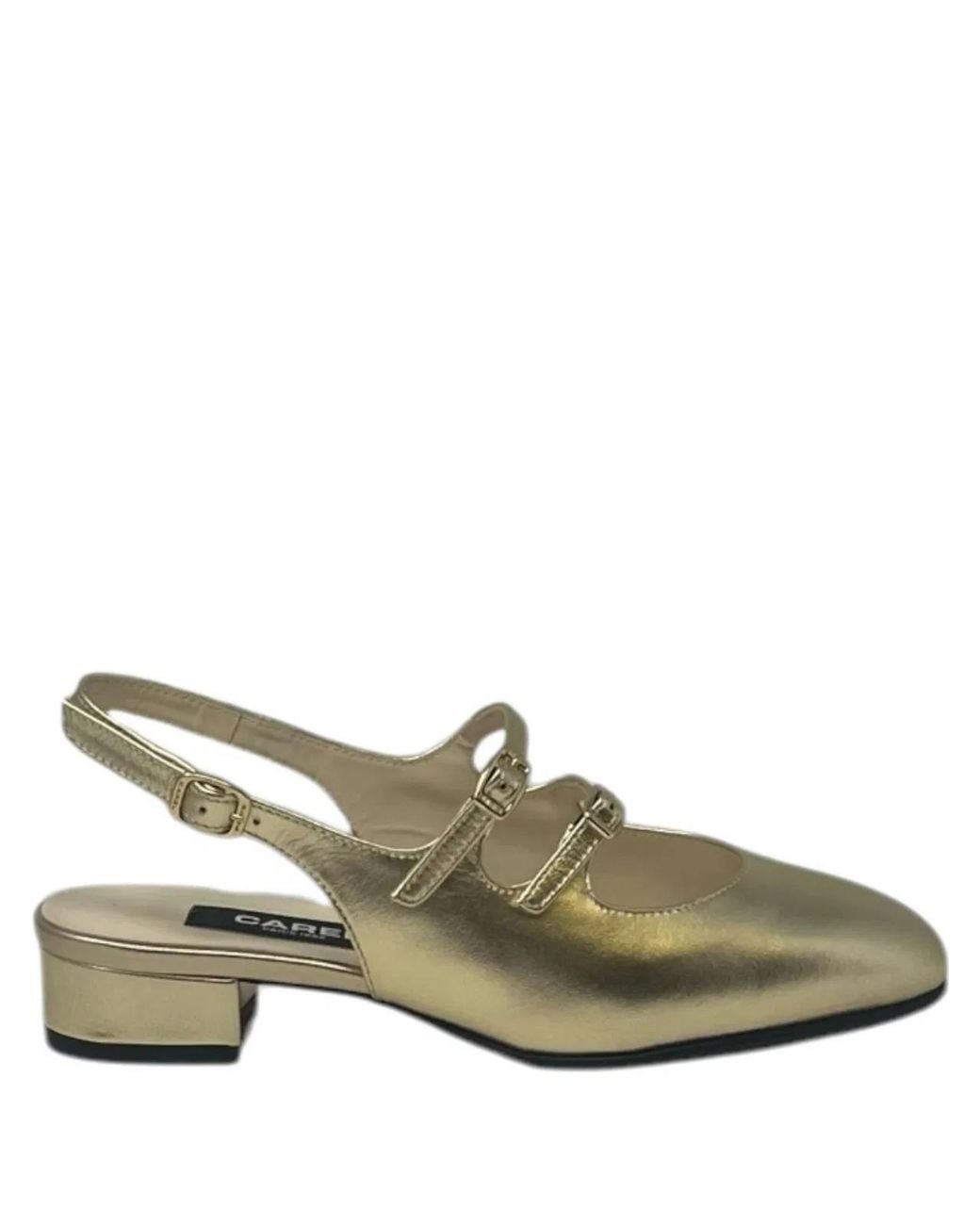 CAREL PARIS Green Peche Slingback Ballets
