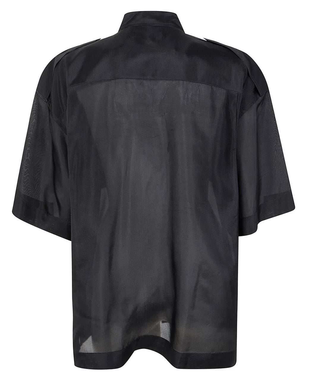 Phoebe Philo Black Lite Utility Shirt