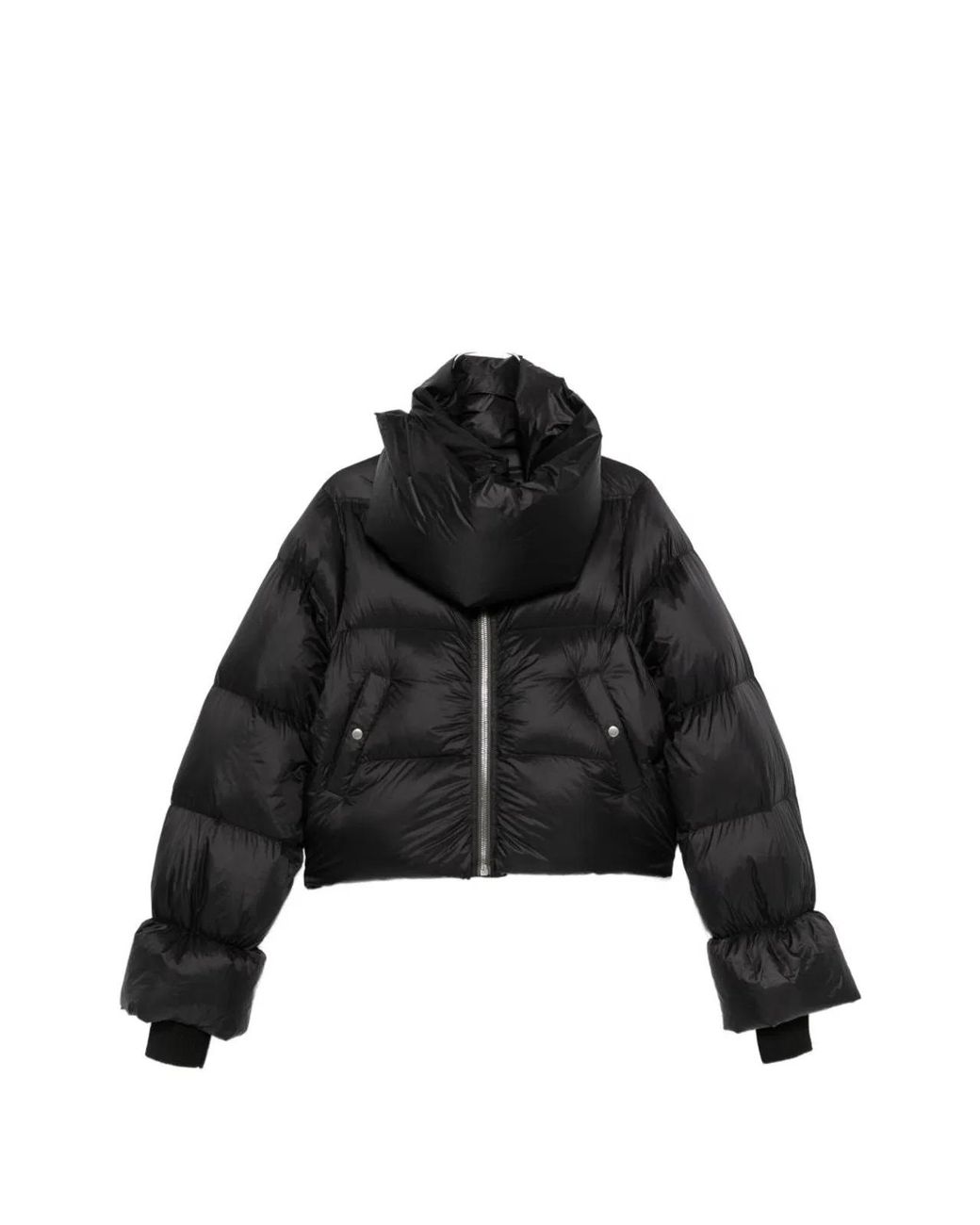 Rick Owens Black Short Down Jacket