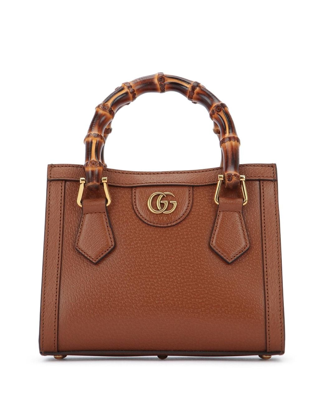 Gucci Brown Handbag With 2 Rem.Bands And 2 Removab.Shoulders