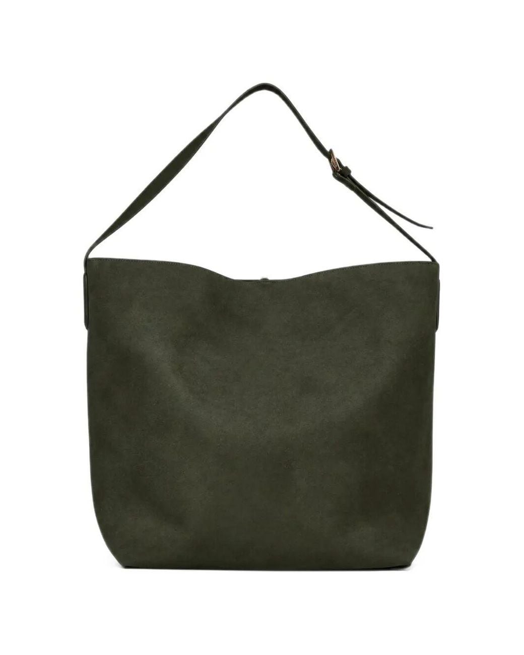 THEMOIRÈ Green "Zoe" Sac Bag Suede Effect