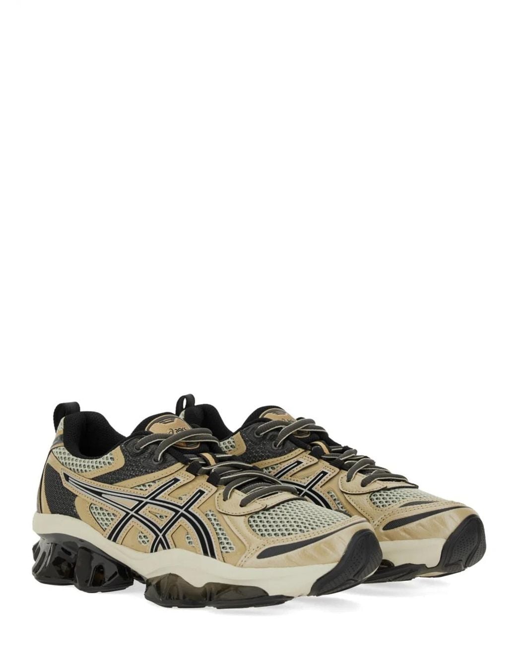 Asics Green Gel-Quantum Kinetic Sneaker Main: Synthetic Leather Trainers