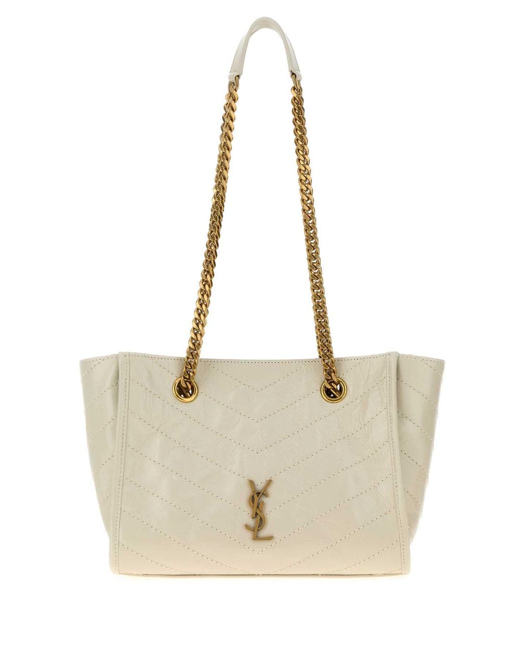 Saint Laurent Natural Niki Shoulder Bag