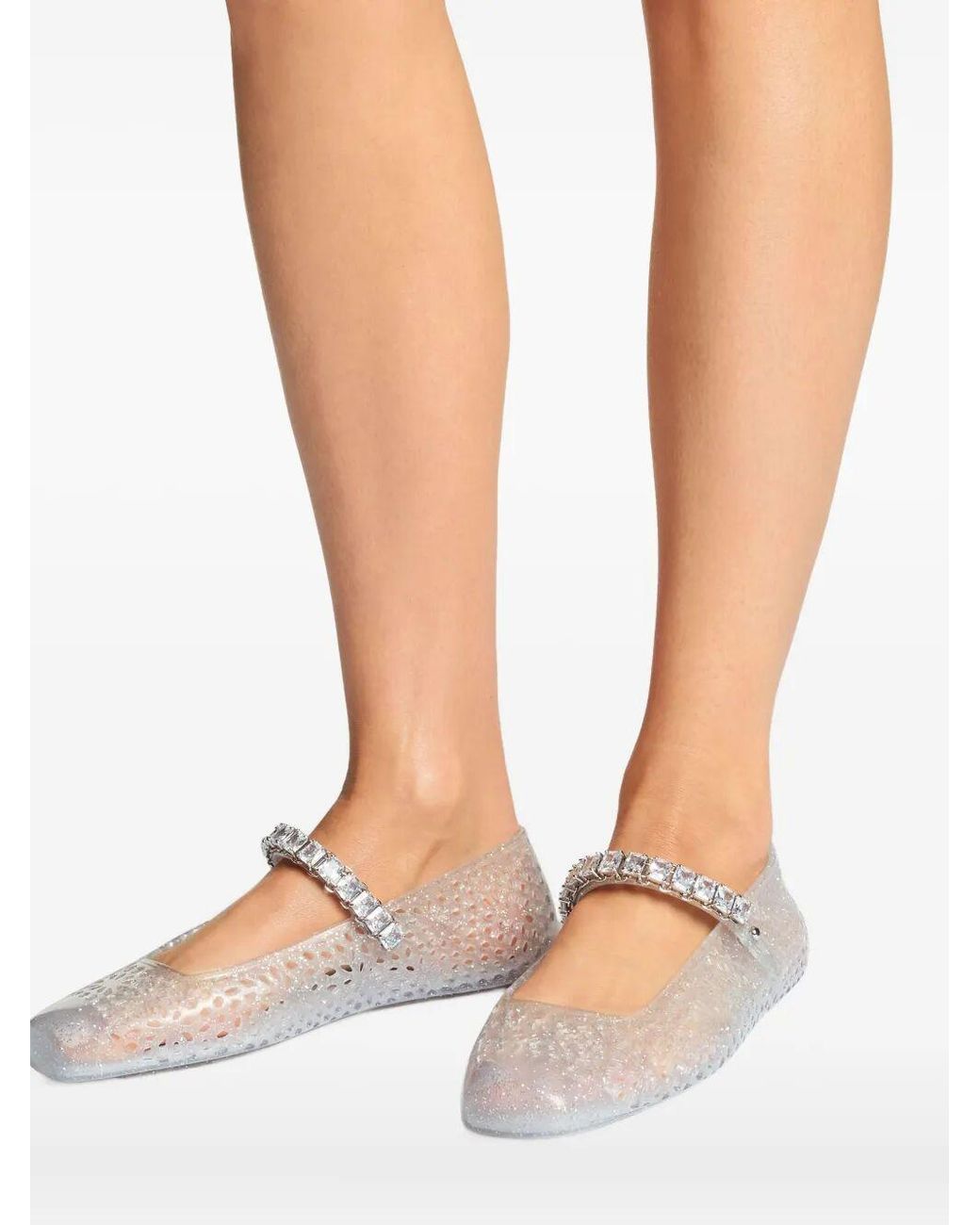 Jimmy Choo White The Jelly