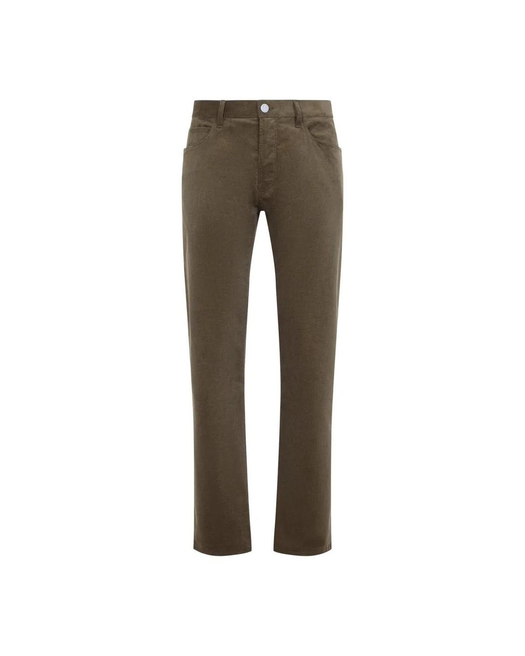 Giorgio Armani Gray Military 5 Pockets Pants for men