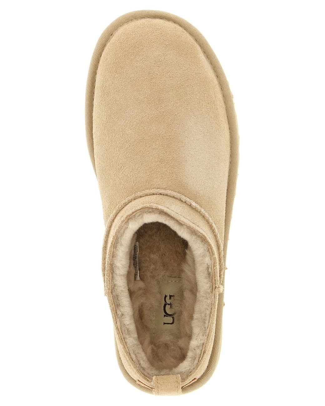 Ugg Natural 'Classic Micro' Sabots