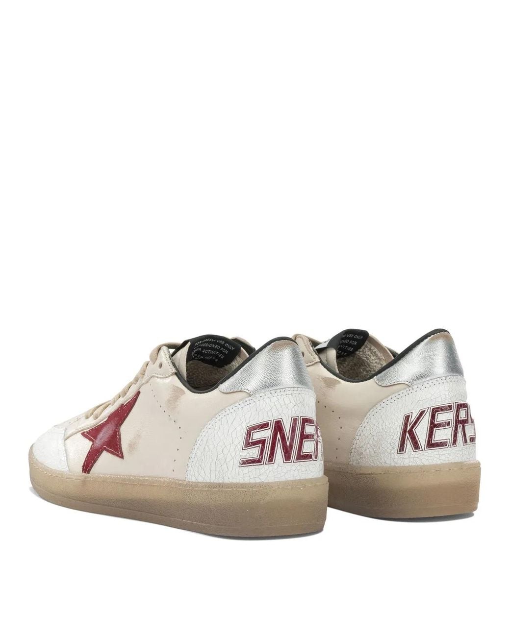 Golden Goose Deluxe Brand Pink "Ball Star" Low-Top Sneakers for men