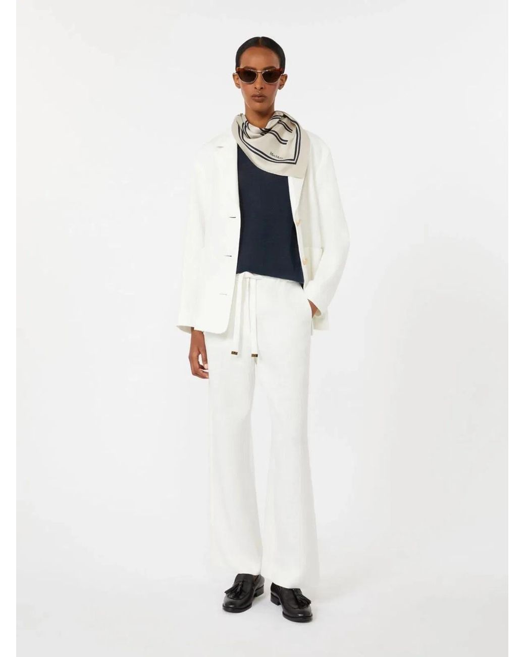 Max Mara Blue Smmghianda Knitted Waistcoat