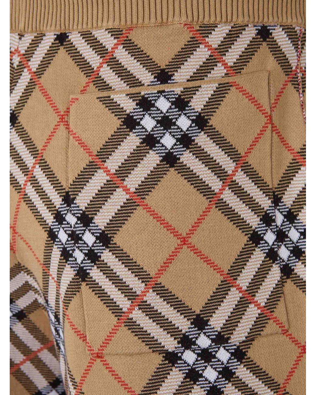 Burberry White Gawain Cchk for men