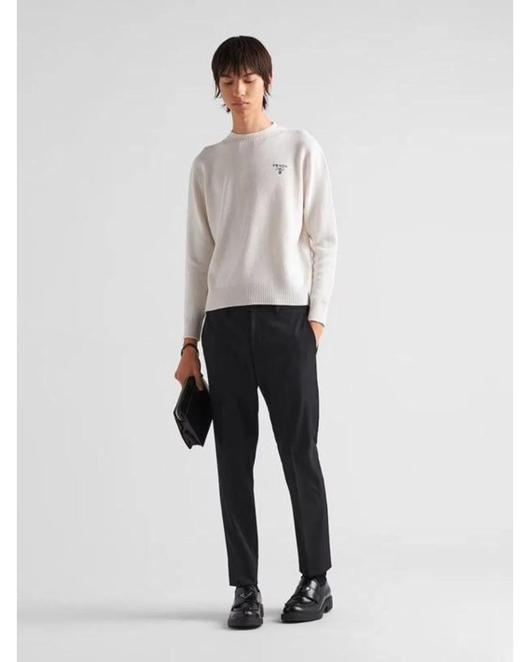 Prada Black Pantalone for men