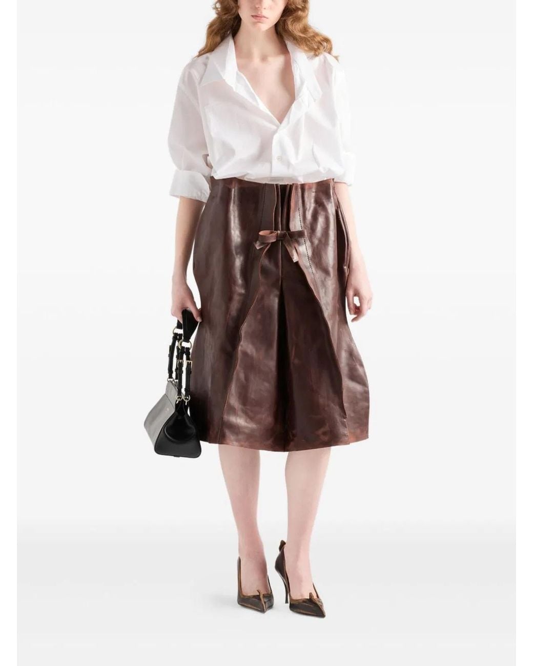 Prada White Poplin Shirt