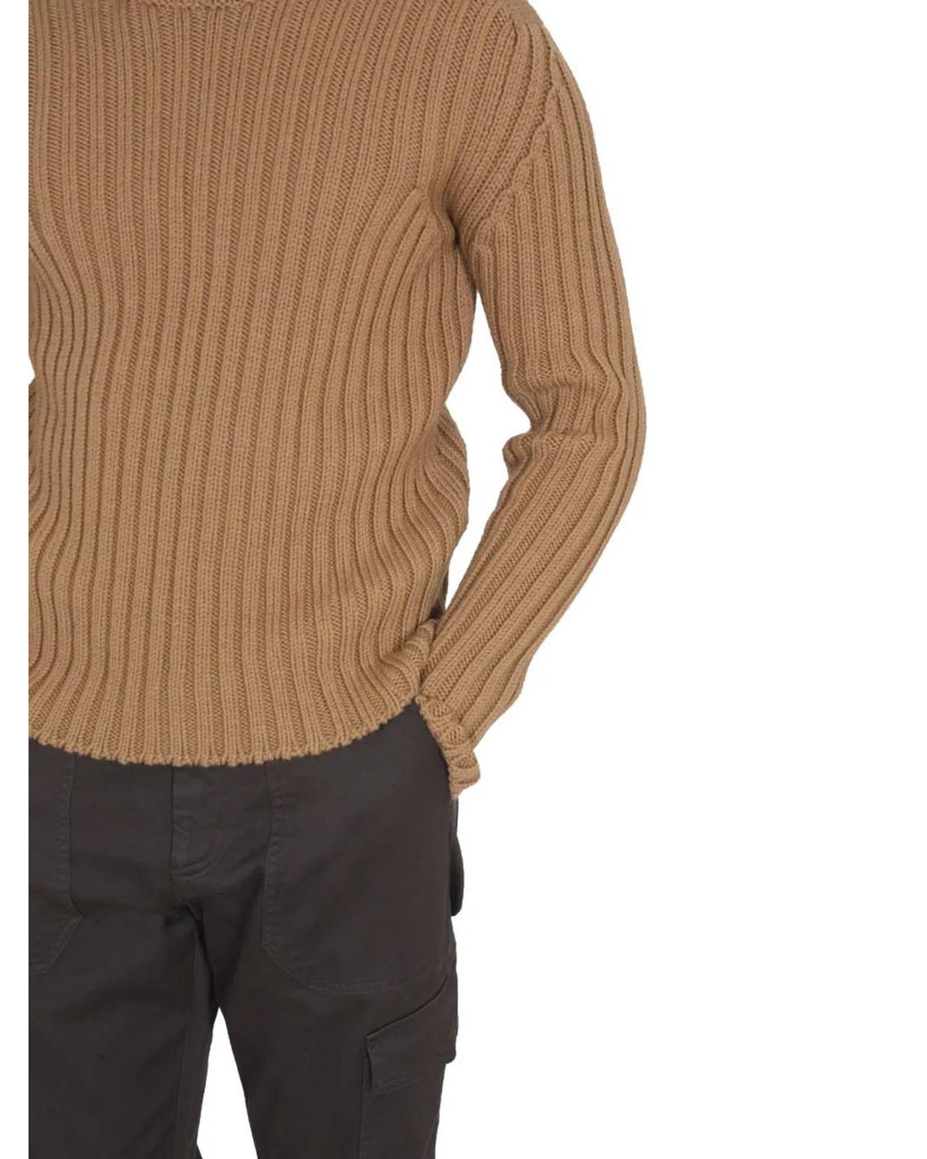 C P Company Natural Turtleneck Sweater for men