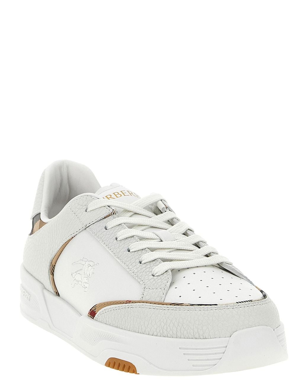 Burberry White 'Harrow' Sneakers for men