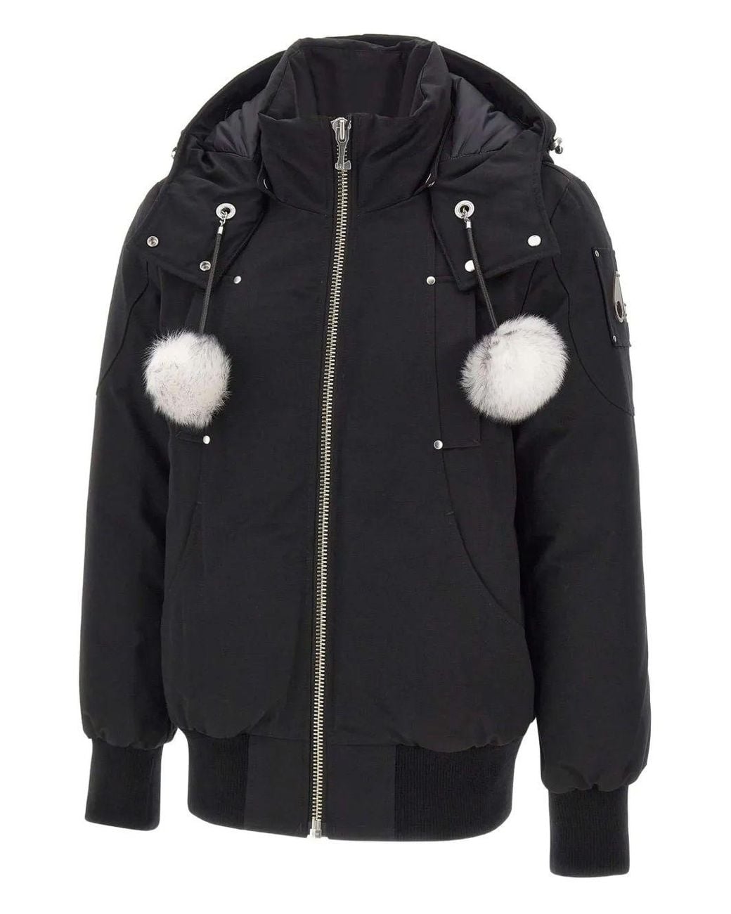 Moose Knuckles Black Debbie Down Bomber