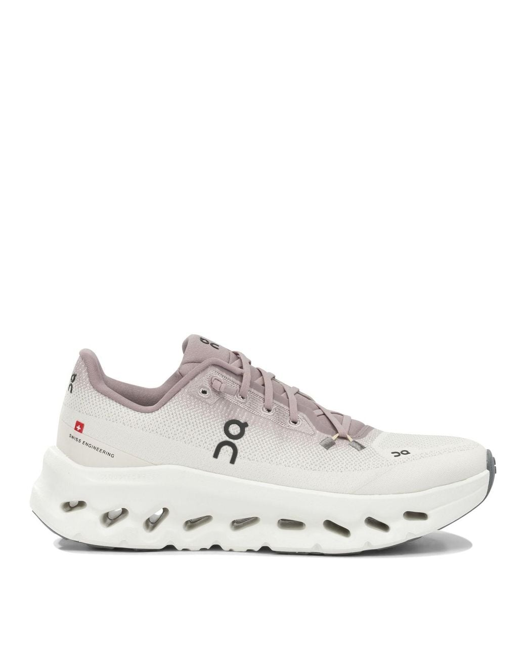 On Shoes White "Cloudtilt" Low-Top Sneakers