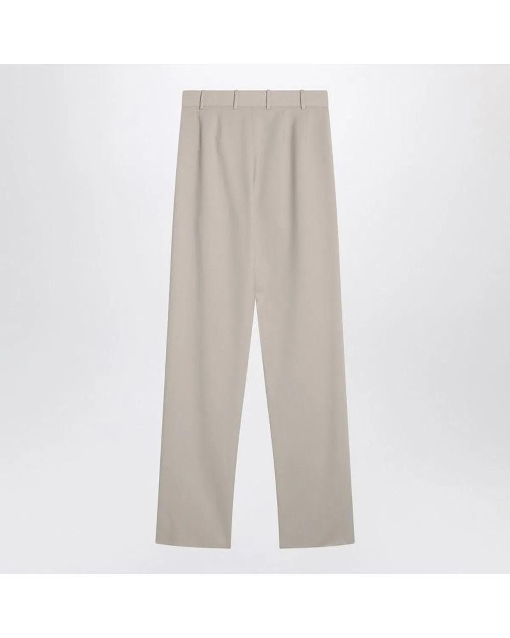 Saint Laurent Gray Wool Trousers