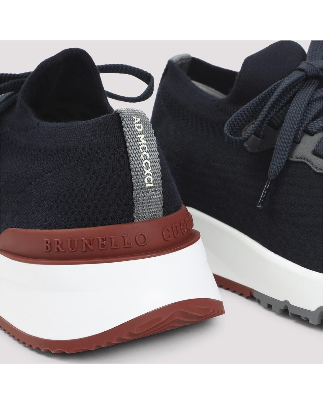 Brunello Cucinelli Blue Sneaker Runner for men