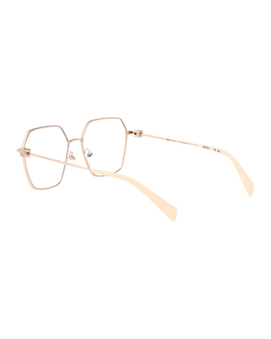 Liu Jo Natural Rose Metal Glasses