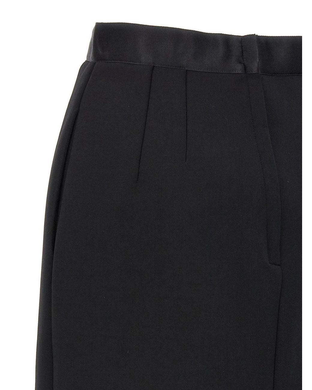 Dolce & Gabbana Black High Waist Skirt