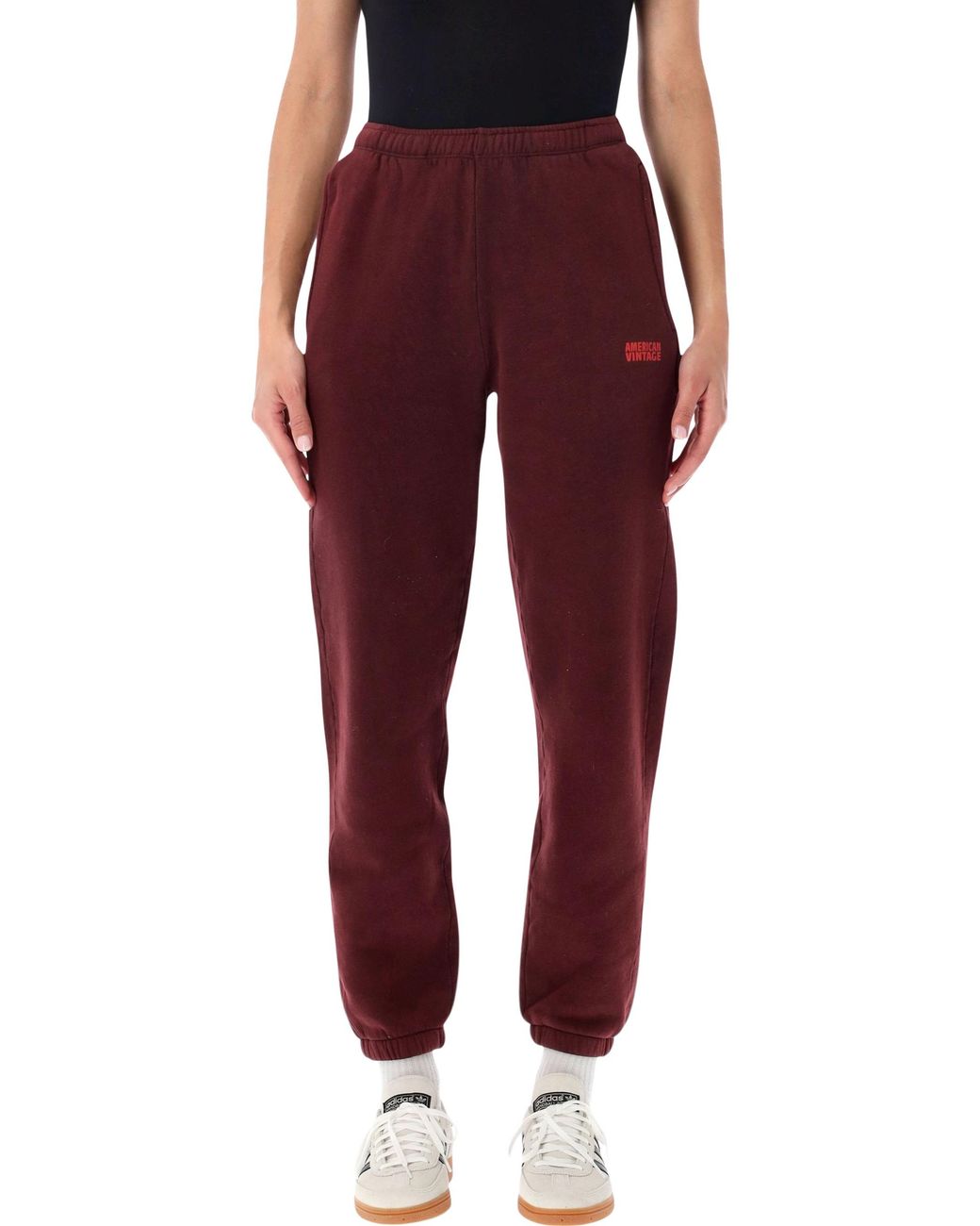 American Vintage Red Izubird Joggers