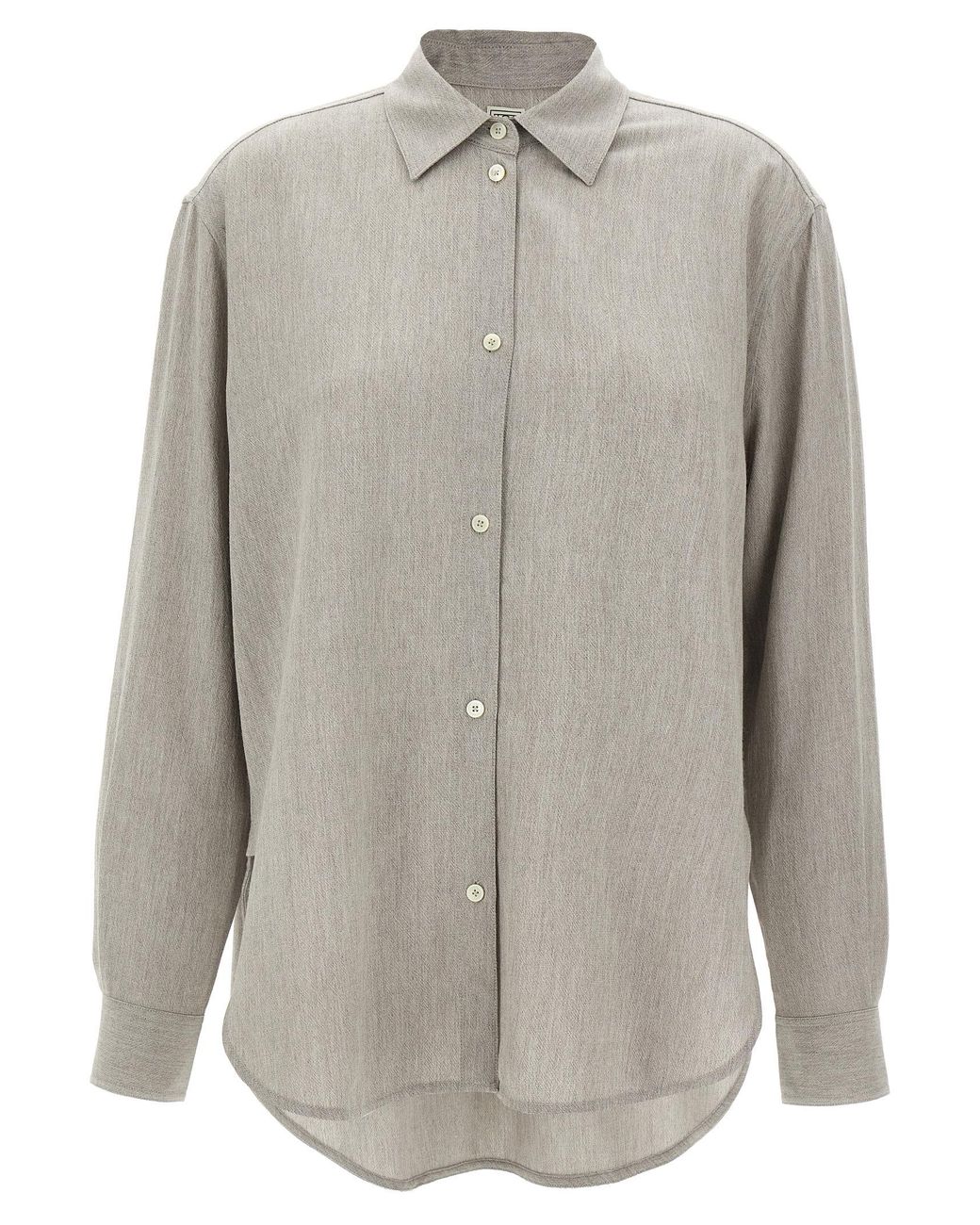 Totême Gray Wool Shirt