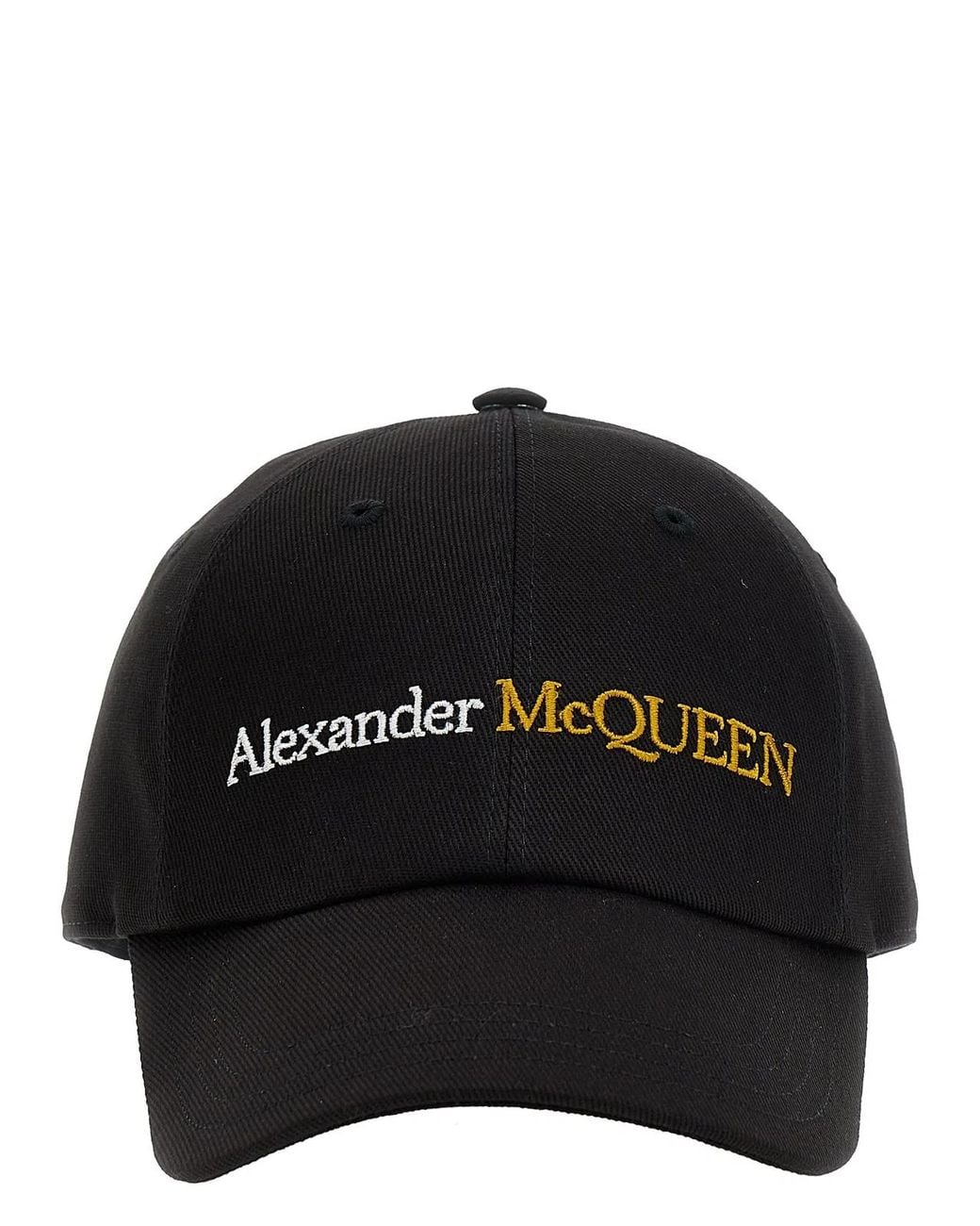 McQueen Black Logo Cap for men