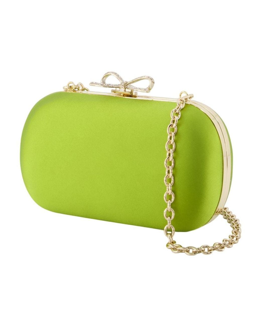 Self-Portrait Green Clutch