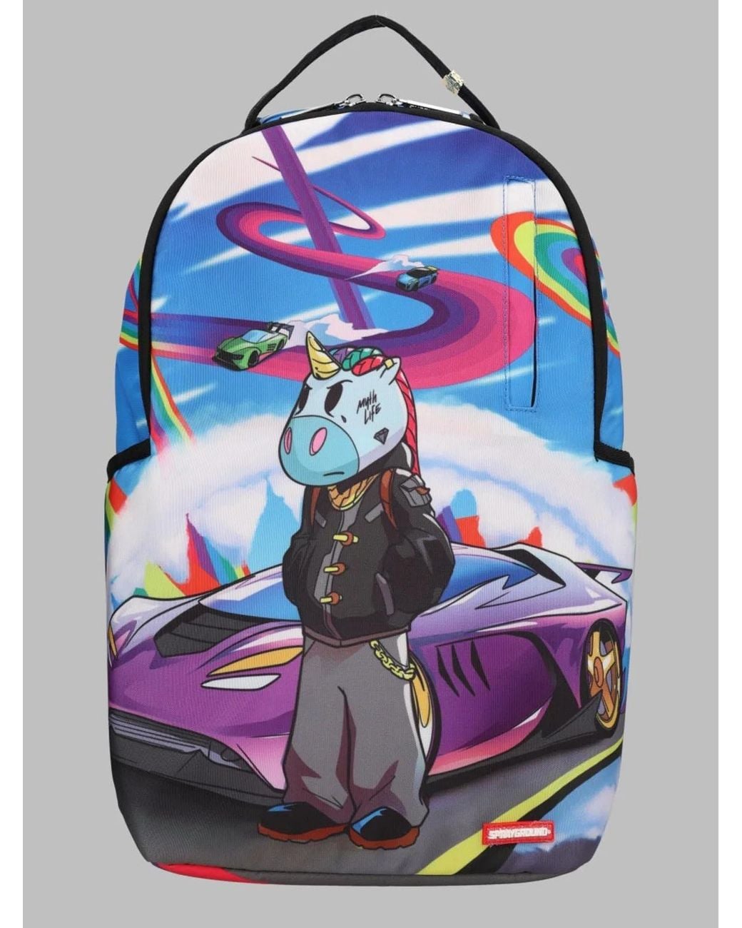 Sprayground Blue Backpack Myth Life Polyester Backpacks
