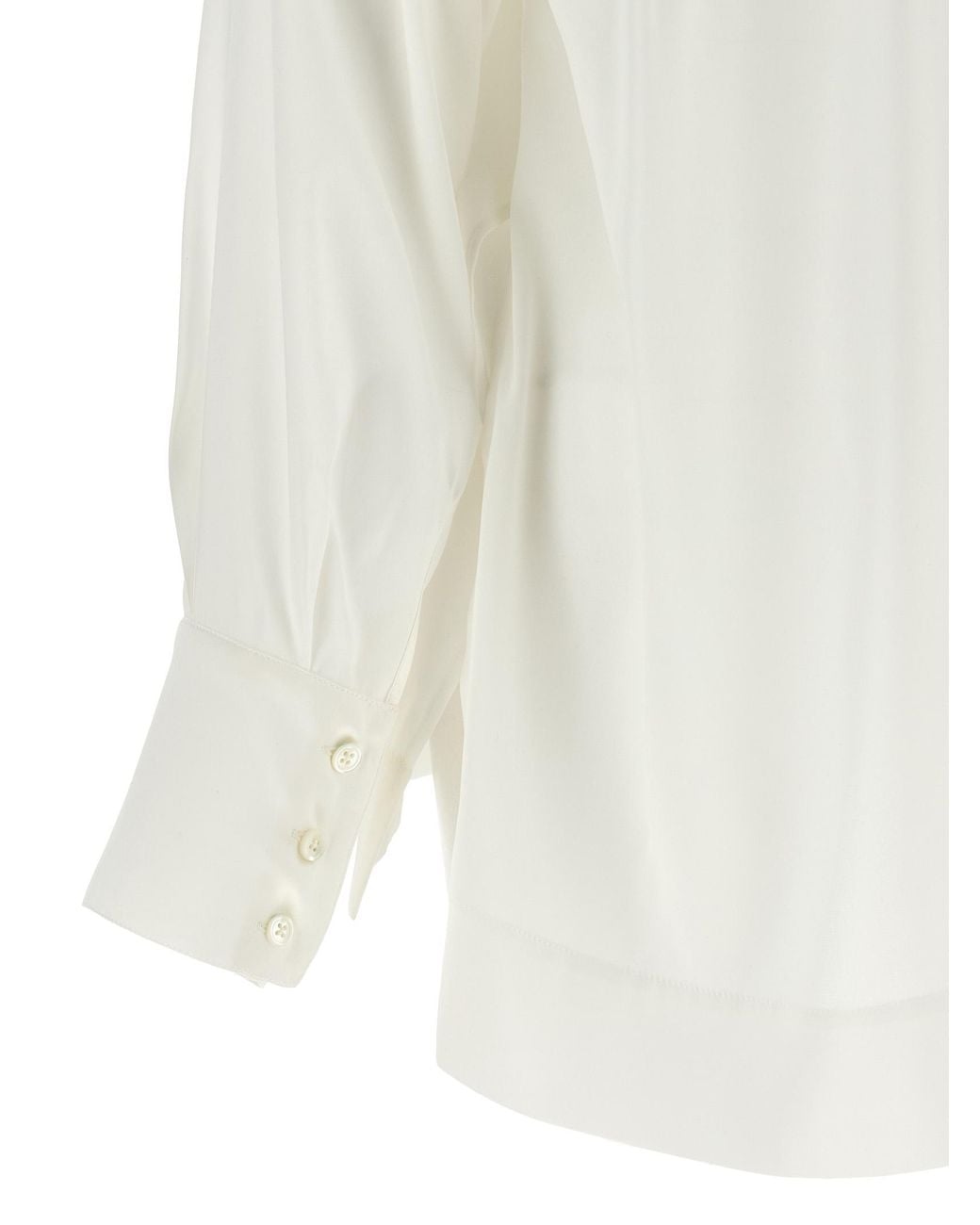 DI.LA3 PARI' White Jabot Shirt