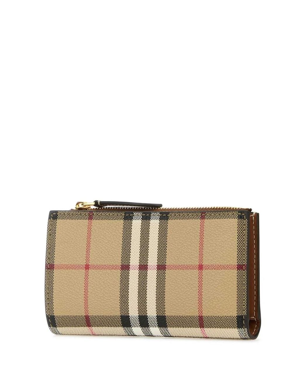Burberry Multicolor Printed Canvas Wallet