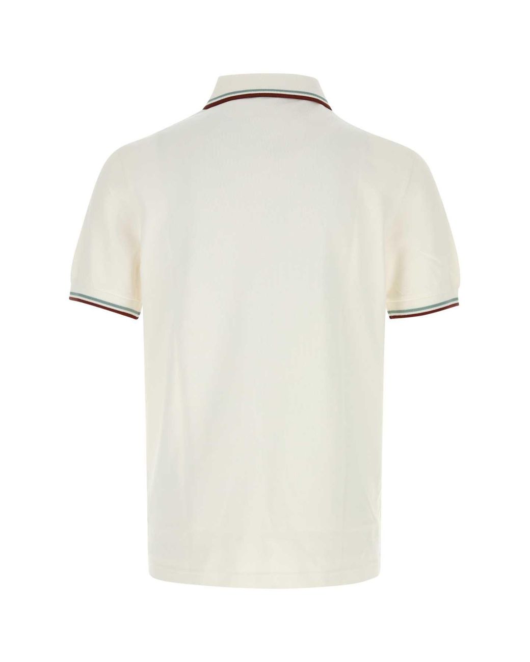 Fred Perry White Piqué Polo Shirt for men