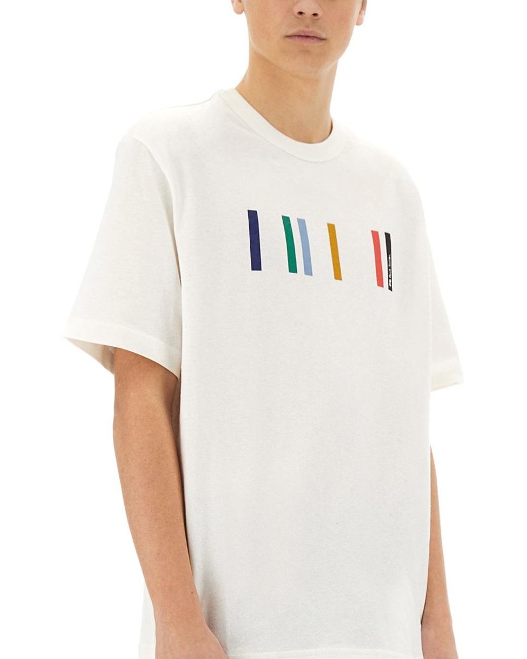 Paul Smith White Regular Fit T-Shirt for men