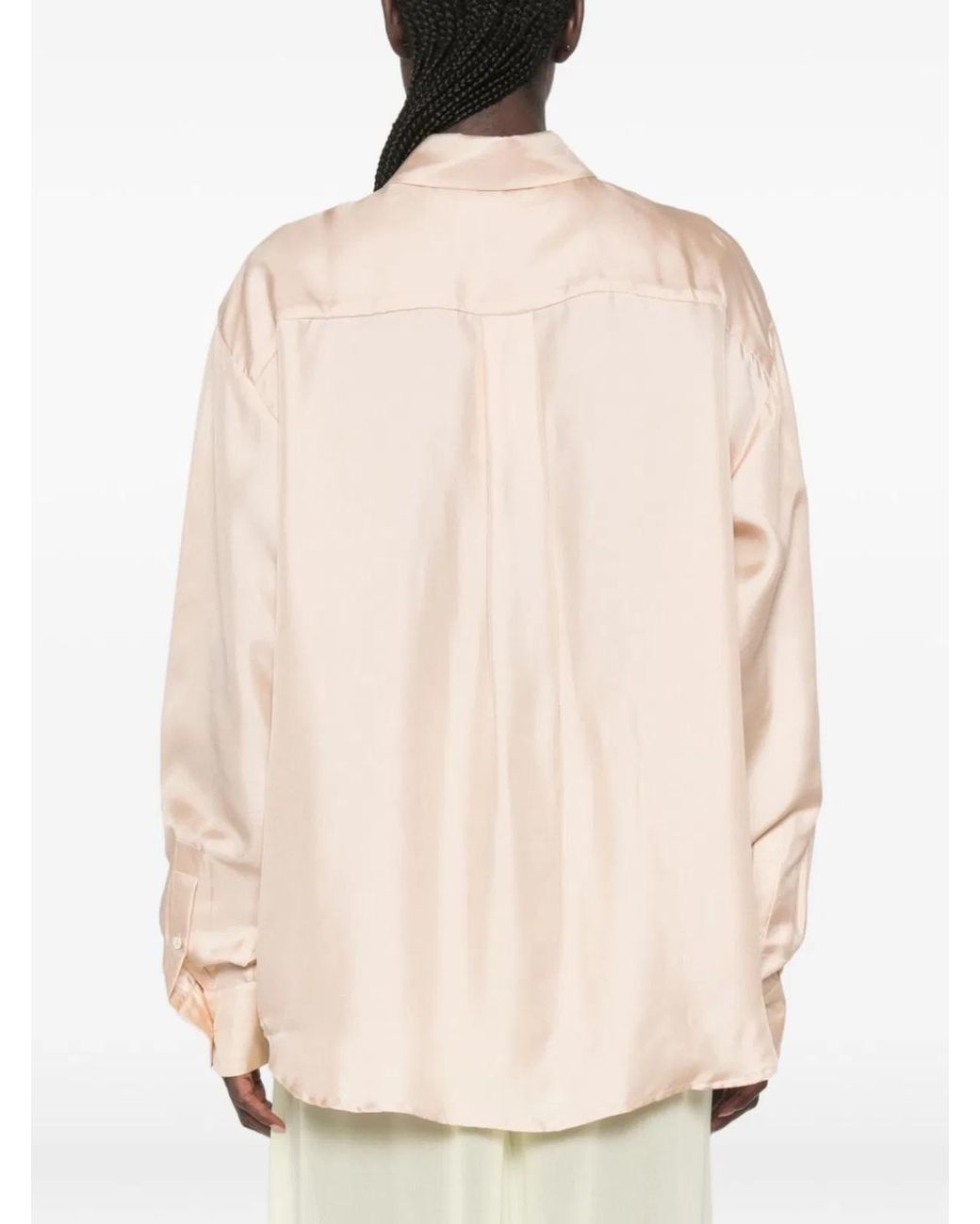 Pierre Louis Mascia White Printed Silk Shirt